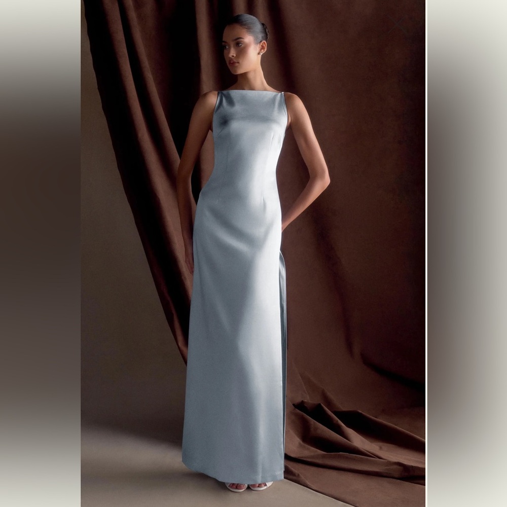 NWT Meshki Light Blue Gown